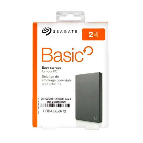 HDD ESTERNO SEAGATE BASIC 2TB 2,5" USB 3,2 STJL2000400